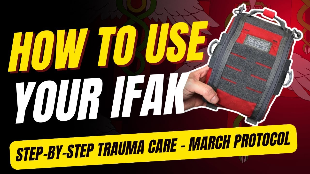 Как использовать ваш IFAK - алгоритм MARCH: пошаговое медицинское обучение | Учебное пособие по т...