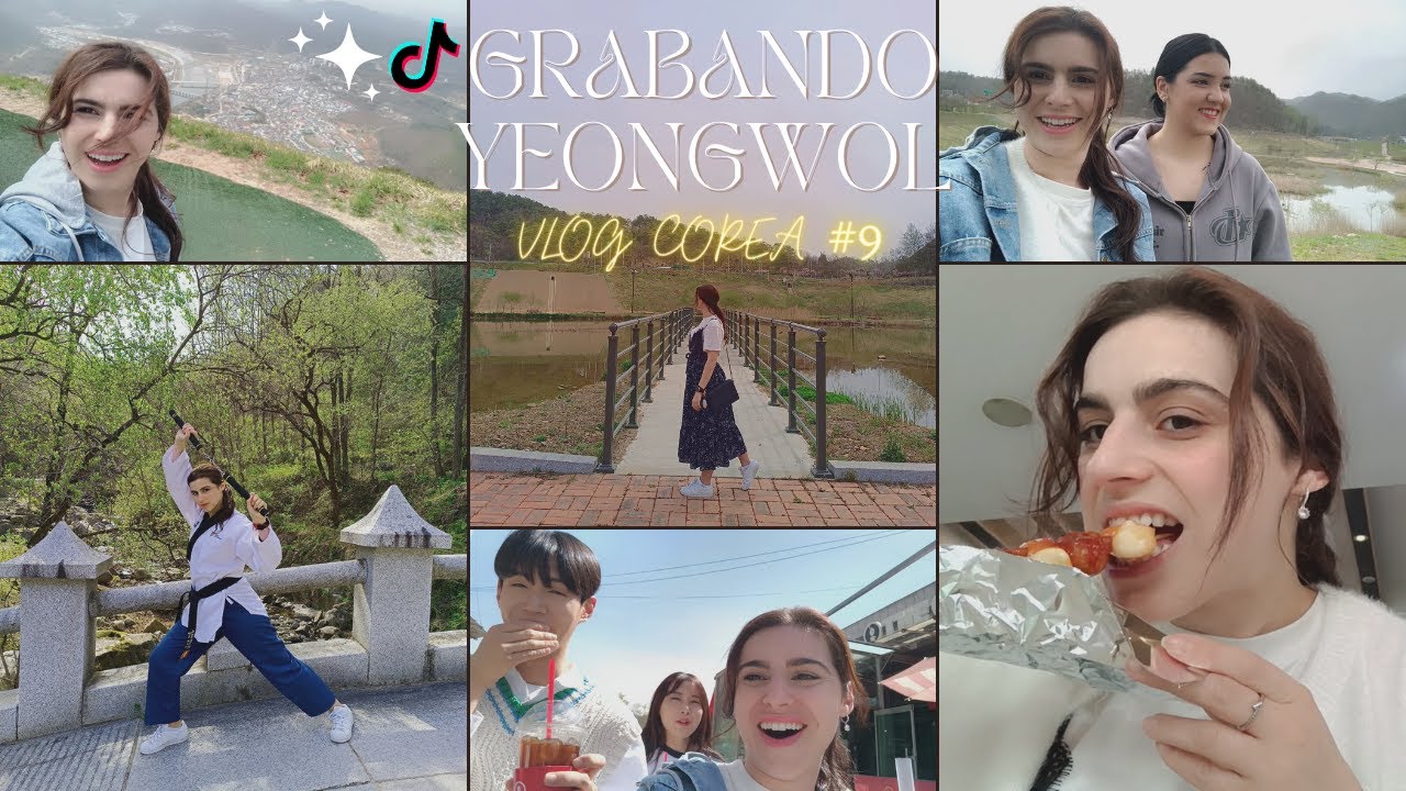 ¿TikToks en mitad del bosque? Con Julssure y amigos coreanos 🌲🎬 | Vlog MI VIDA EN COREA #9
