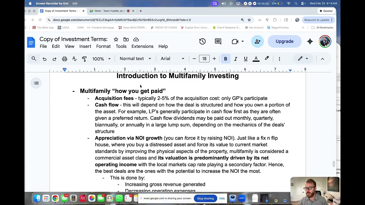 Intro to Multifamily investing - ways to make money in MF
