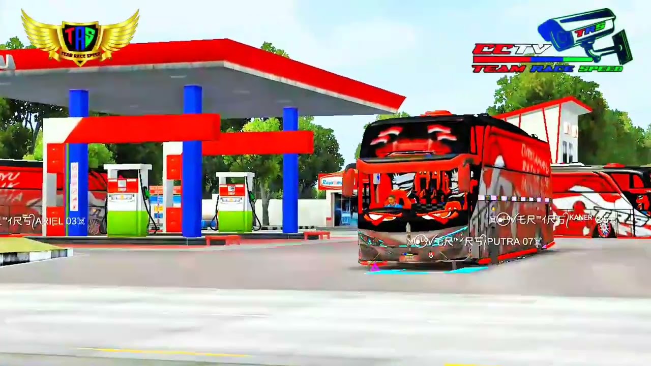 MABRUT TRS TEAM Acara 17 Agustus V4.4 #bussimulatorindonesia 
