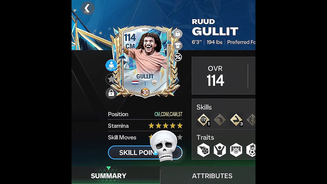 Gullit - Best card in game ☠️ #fcmobile #tots