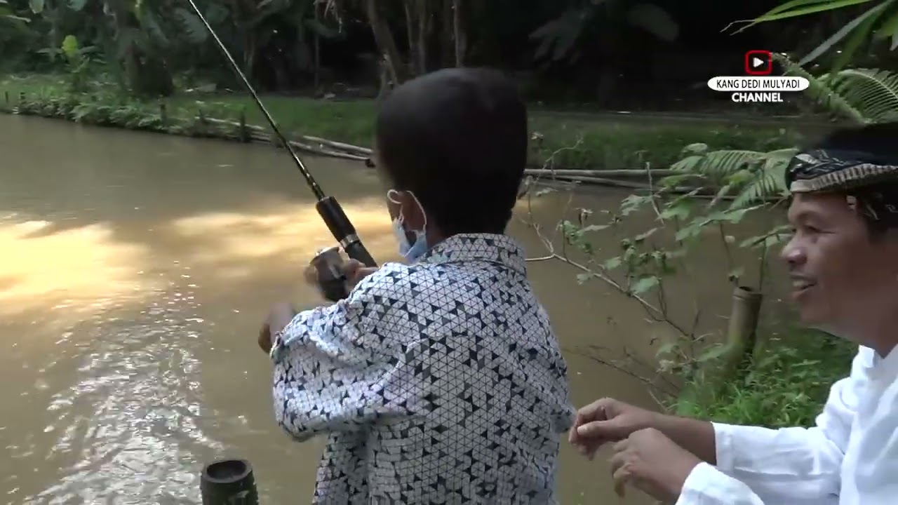 Kang Dedi Mulyadi ajak Egi mancing ikan #kdm 