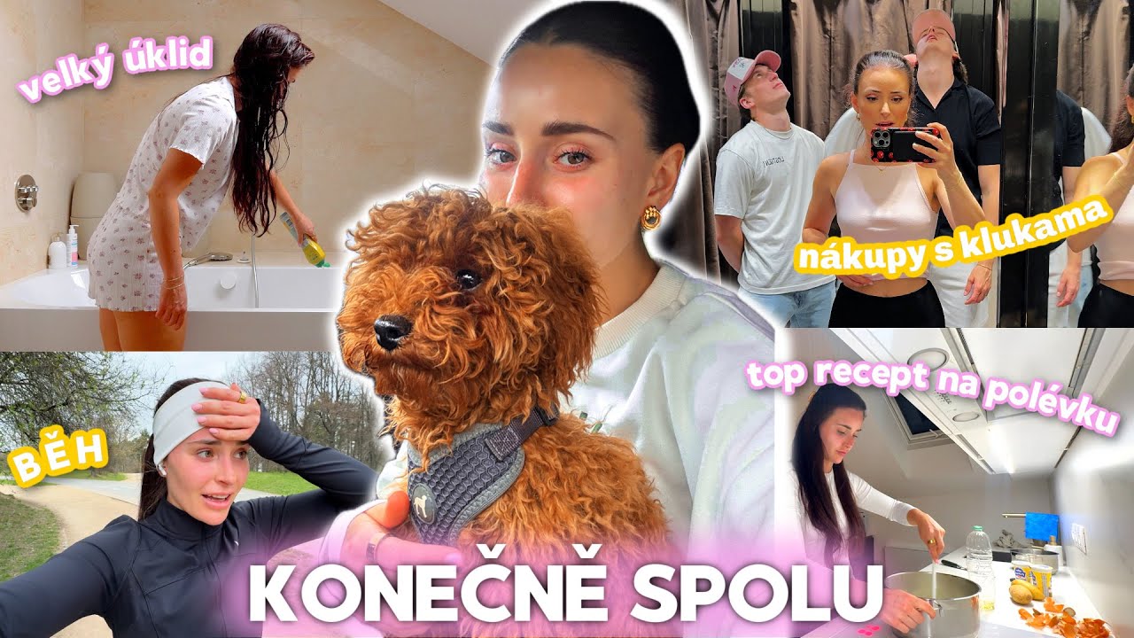 DÁVÁM SI OPĚT DOHROMADY ŽIVOT  - velký úklid bytu, recept na polívku, běh, nákupy, haul + soutěž 💗