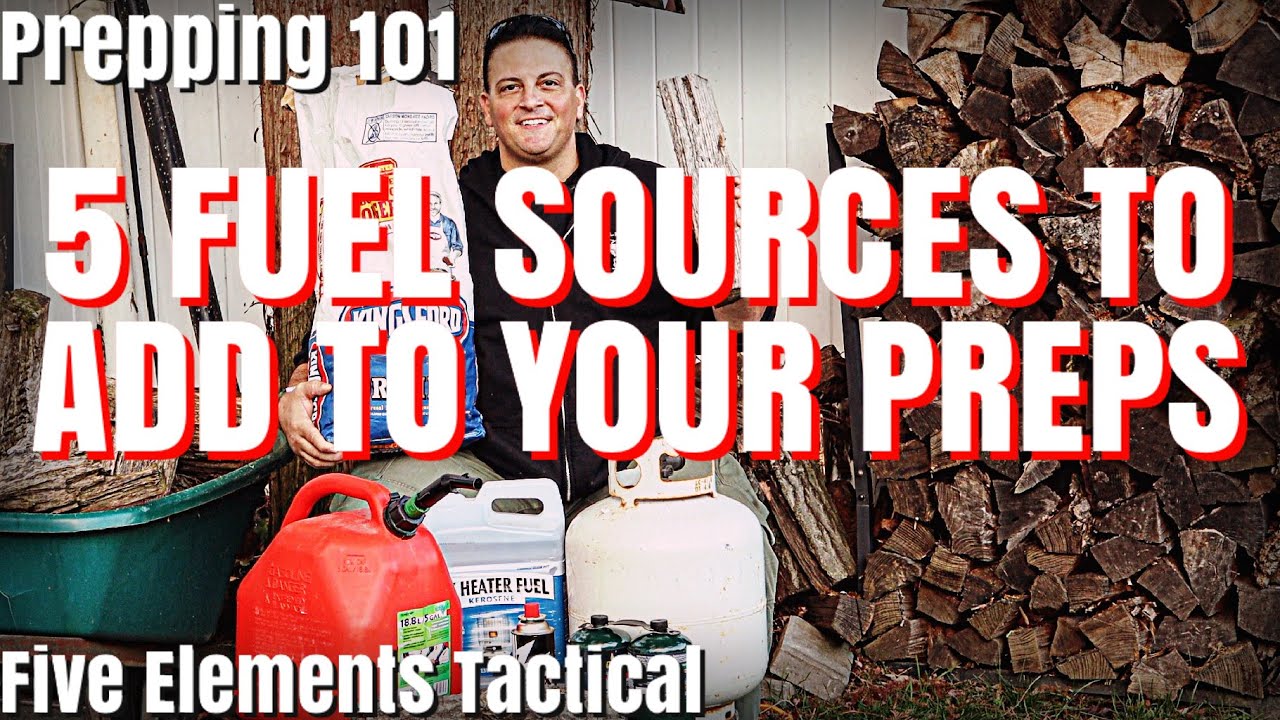 5 FUEL SOURCES TO STOCK UP ON NOW - PREPPING FOR BEGINNERS - GAS, FUEL, HEAT, AFTER SHTF DISASTERS