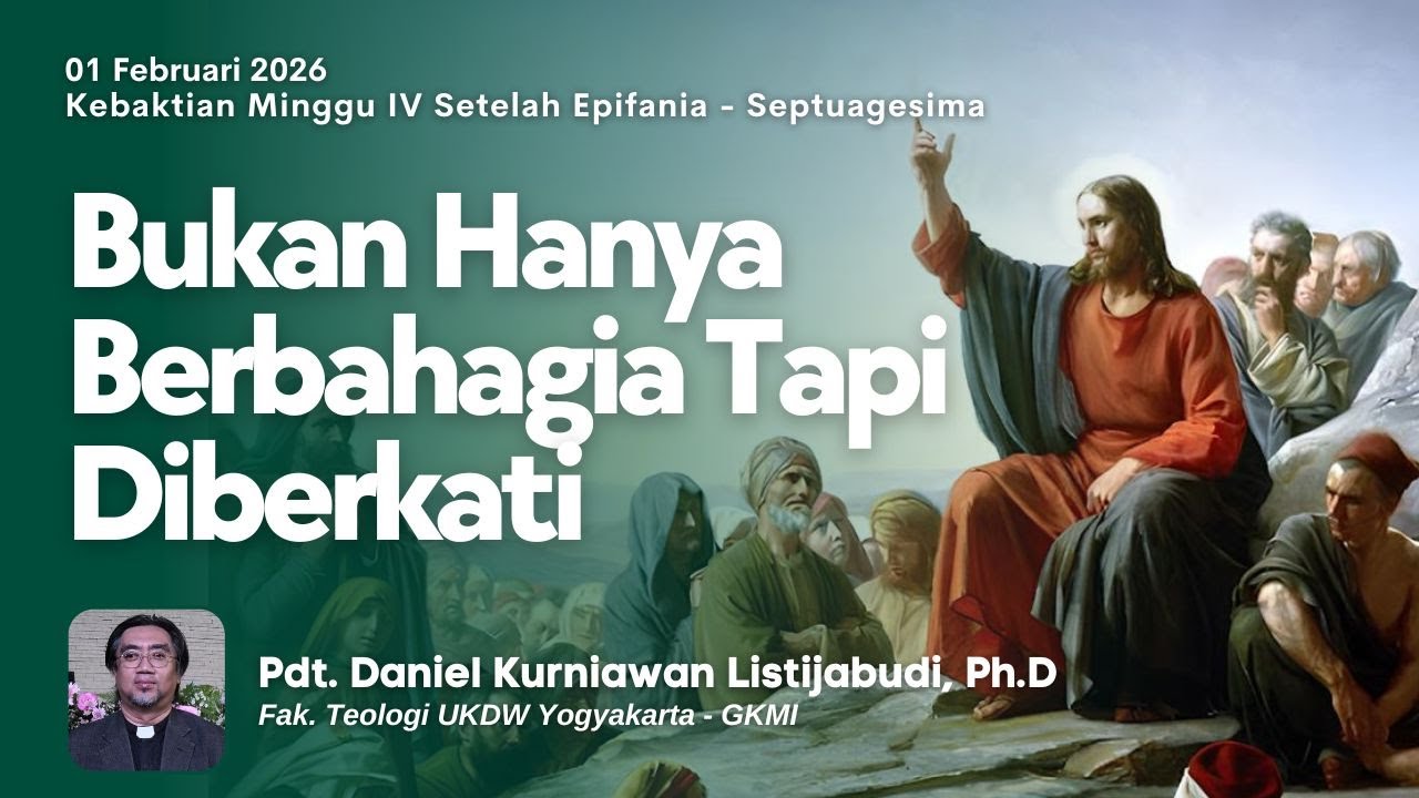 KEBAKTIAN EKSPRESIF | Minggu, 01 Februari 2026 - 13.00 | Pdt. Daniel K. Listijabudi