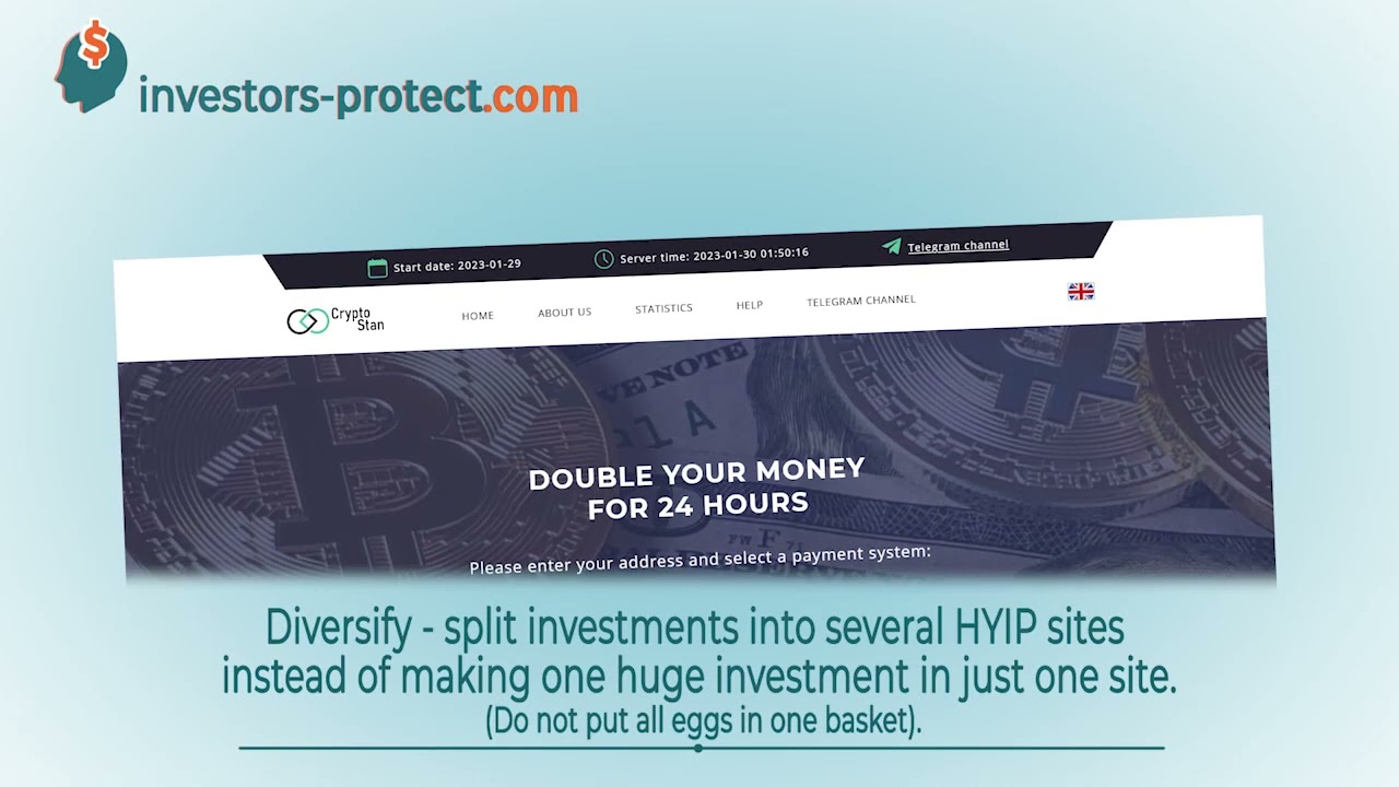 crypto-stan.cc - Lets see if it pays & basic HYIP rules