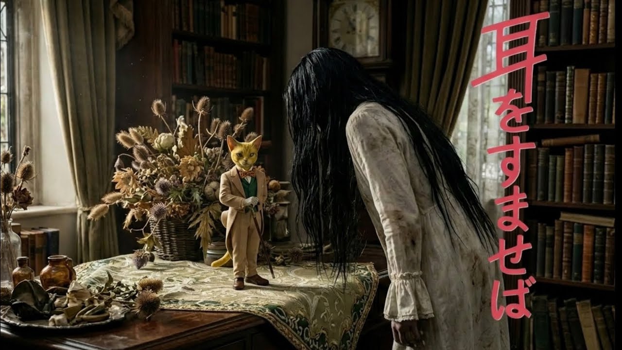 【耳をすませば】 ヒロインが貞子だったら【実写版ジブリパロディ】 Japanese surreal horrors