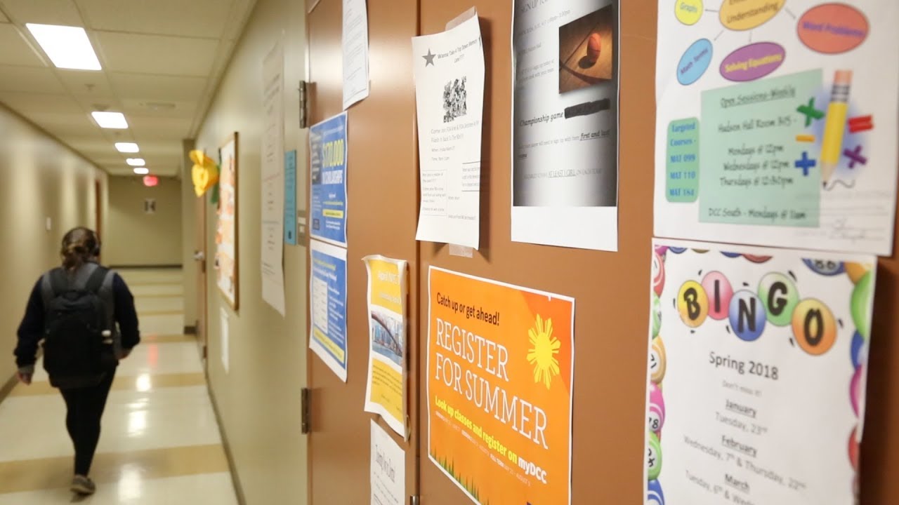 Living on campus at DCC's Conklin Hall