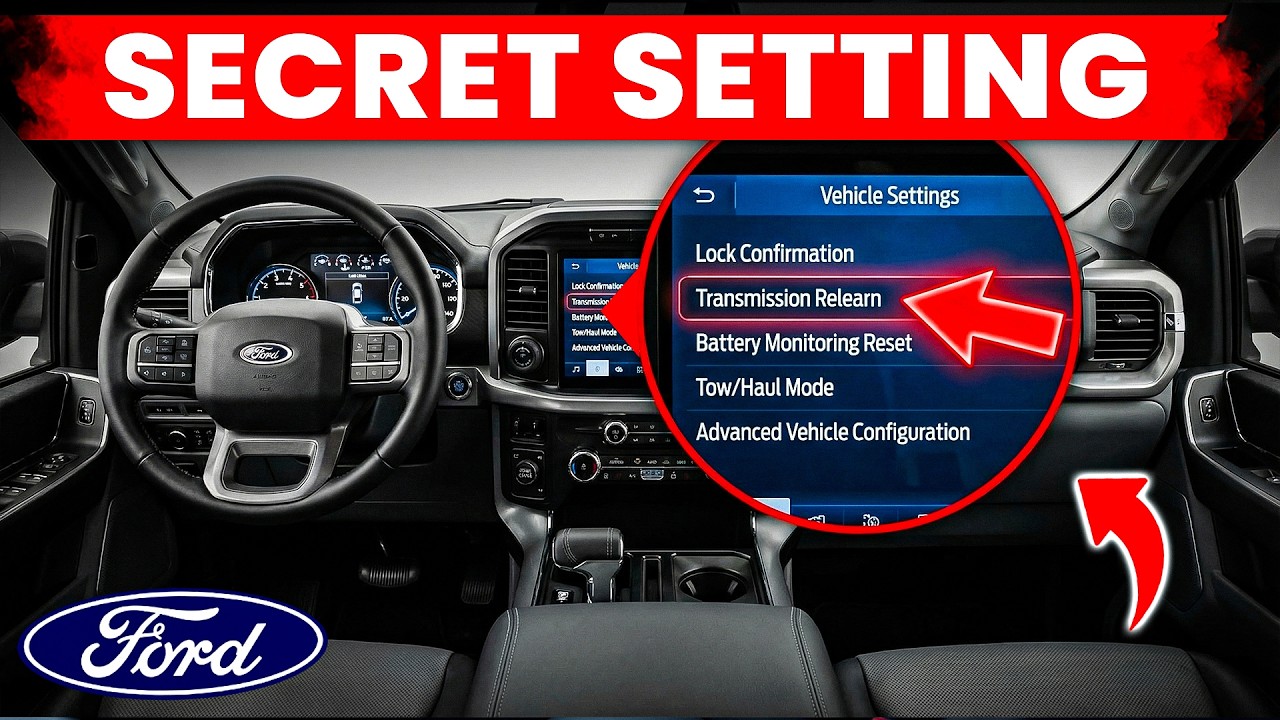 These 5 Hidden Ford Settings That SAVE Your Transmission . USE THEM NOW!
