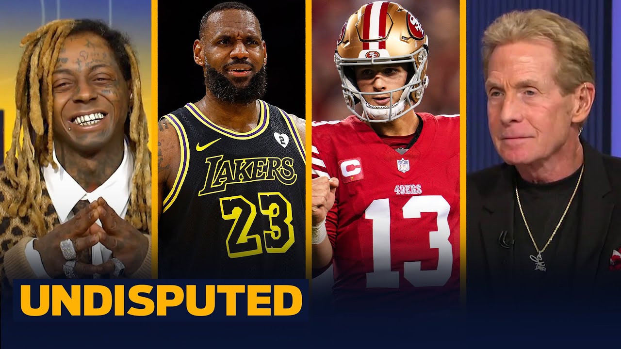 Lil Wayne picks Super Bowl LVIII winner, reacts to Kobe’s statue & talks LeBron, Lakers | UNDISPUTED