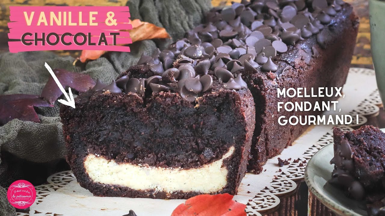 CAKE VANILLE CHOCOLAT ultra MOELLEUX