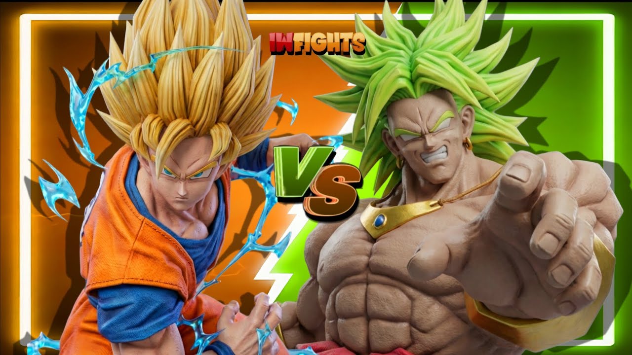 [Request] Goku SSJ2 VS. Broly Legendary SSJ (CPU Battle) DBZ - BUDOKAI 4 