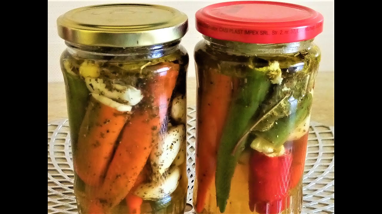 Консервация острого перца фаршированного сыром в банке #Простой рецепт #бранзетури#gustos