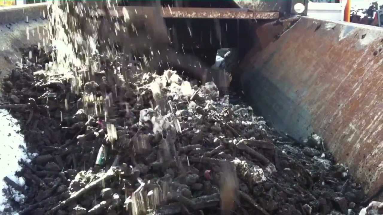 USG - Recyclingmaterial entsteinen u. waschen