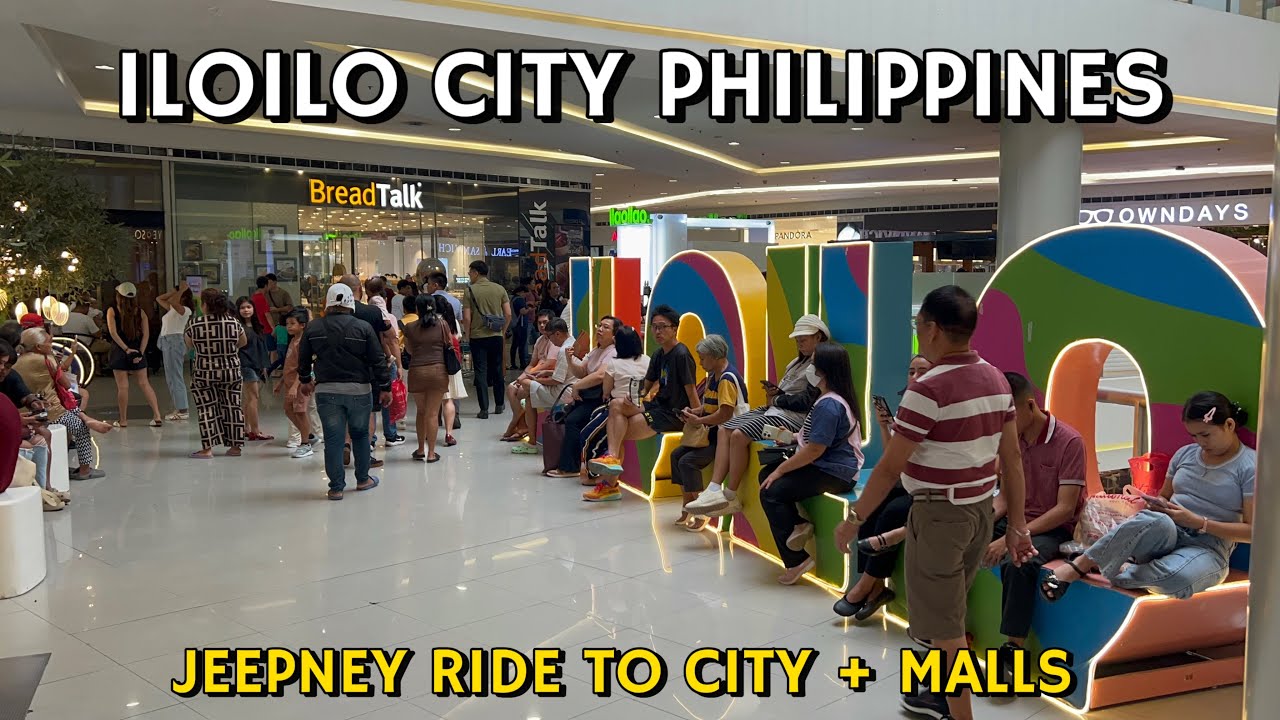 ILOILO CITY Philippines In 2025 | Jeepney Ride to City Proper + SM City & Festive Walk Mall Tour