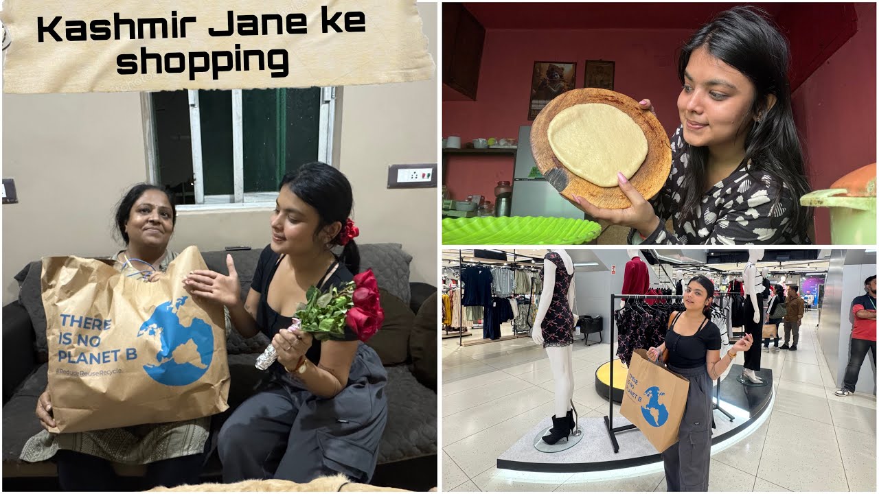 Mumma papa ke liye shopping kiya maine 🥰 || Train ke liye nasta bnaya humne || kolkata