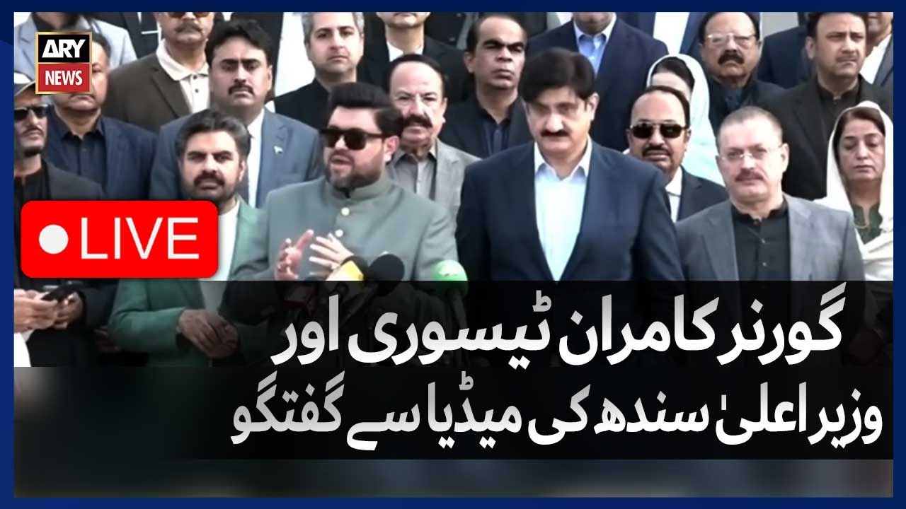 🔴LIVE || Karachi: Sindh Governor Kamran Tessori and CM Sindh Murad Ali Shah Visit Mazar-e-Quaid