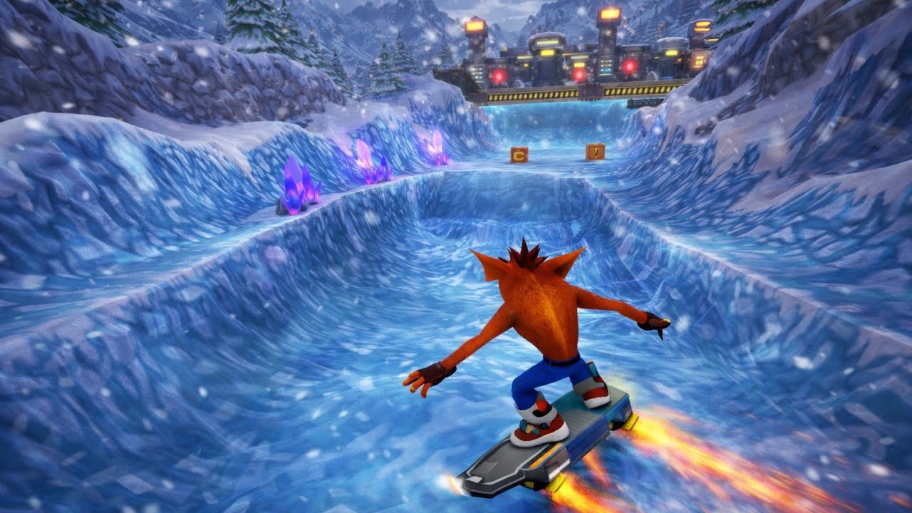 Crash of the Titens _ مرحلة التزلج 