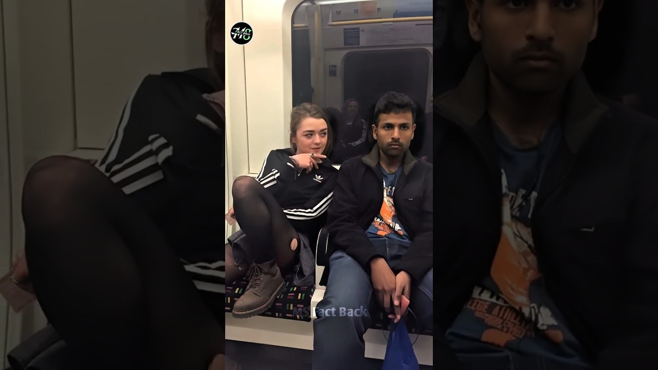 German Famous Actress And Indian Man In Metro Viral Photo