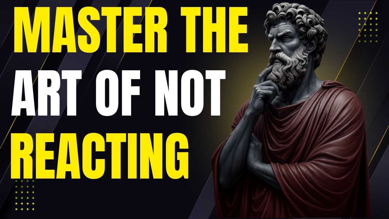 Master the Art of Not Reacting | Stoic Crowned Silence