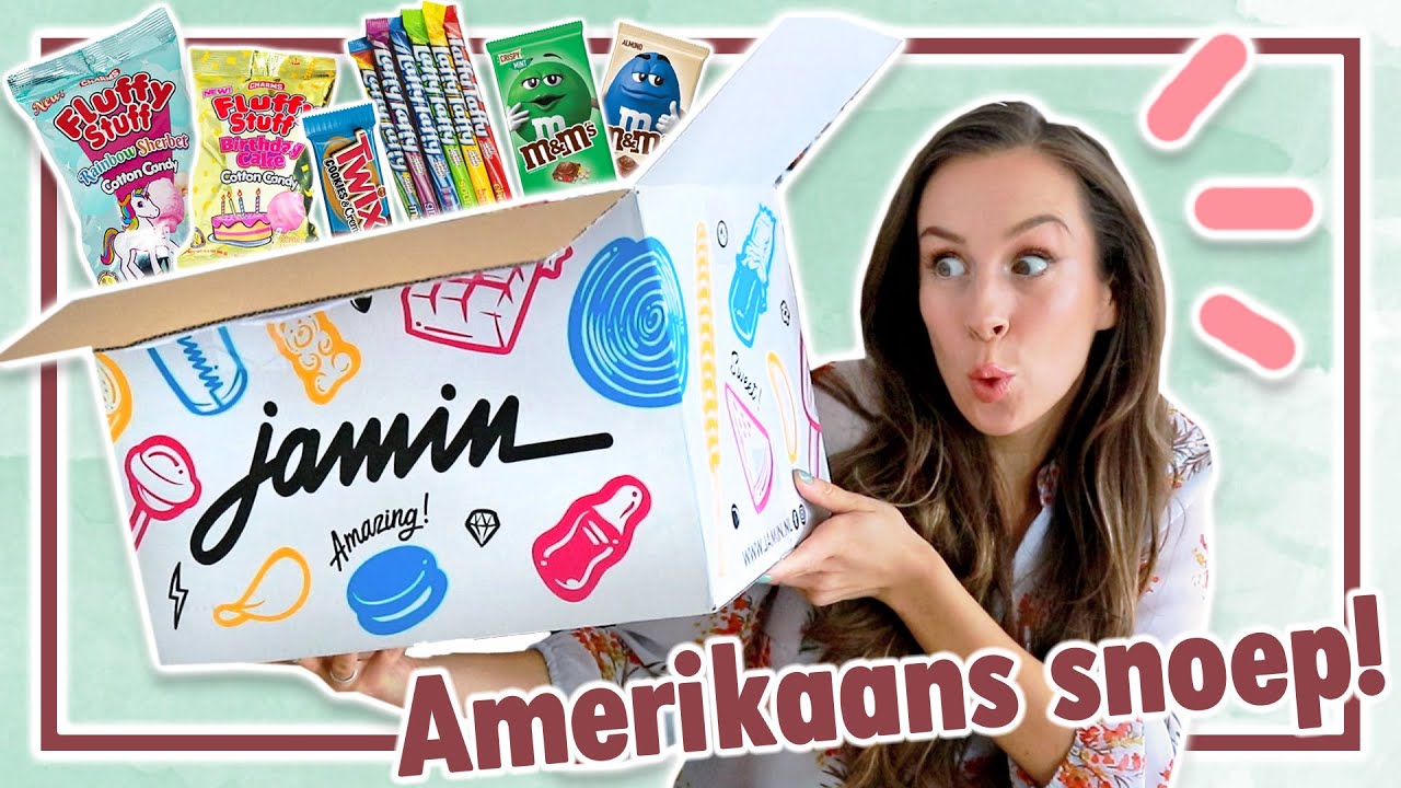 TYPISCH AMERIKAANSE SNACKS PROEVEN! 🤤🍫🍭 || NEW FOOD GOOD MOOD