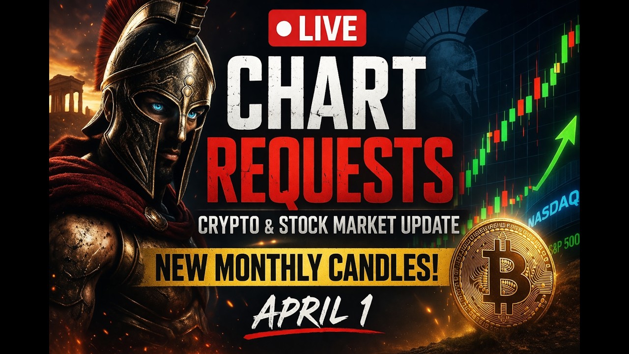 LIVE CHART REQUESTS 📈 Crypto & Stock Market Update | NEW MONTHLY CANDLES! (April 1, 2026)