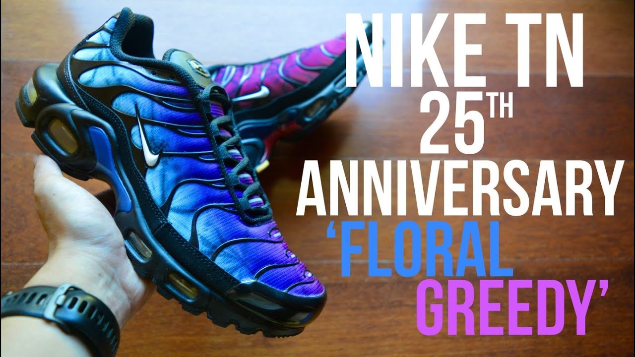 Nike Air Max Plus TN Tuned 25th Anniversary 'Floral Greedy' Fireberry Unboxing // By L1M