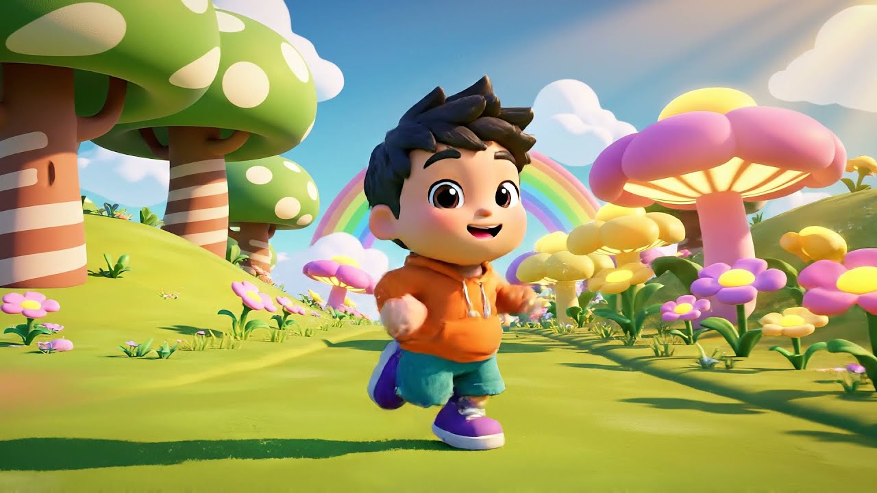 Subway Surfers Mini Skater Jumped Over a Candy Train | Rimas Infantis e Canções para Crianças