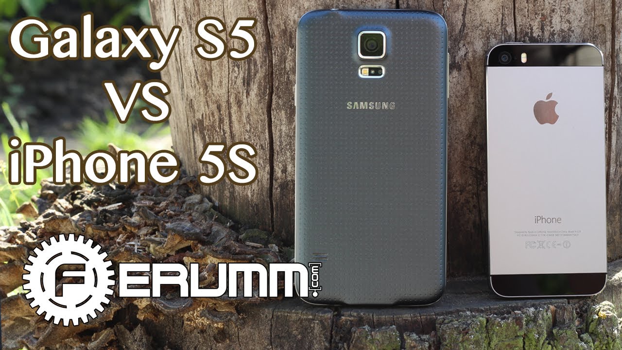 Galaxy S5 VS iPhone 5s: полное сравнение. Война миров: Samsung S5 VS iPhone 5s от FERUMM.COM