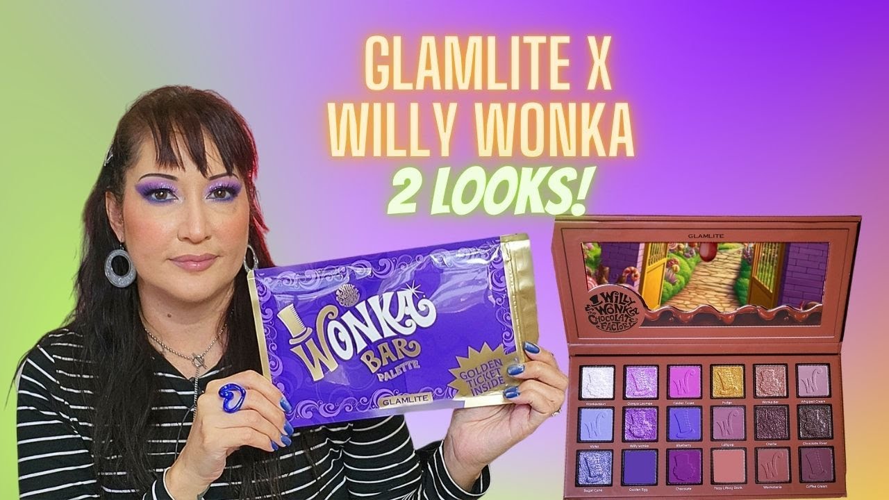 Vlogmas 2 Glamlite X Willy Wonka Palette 2 Looks