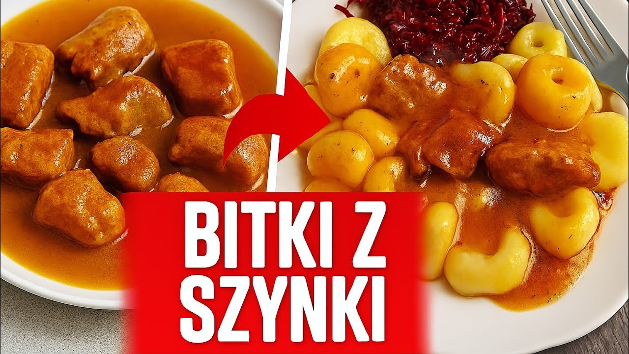 🥩Bitki z szynki w sosie własnym, miękkie i soczyste - tradycyjny przepis na pyszny domowy obiad