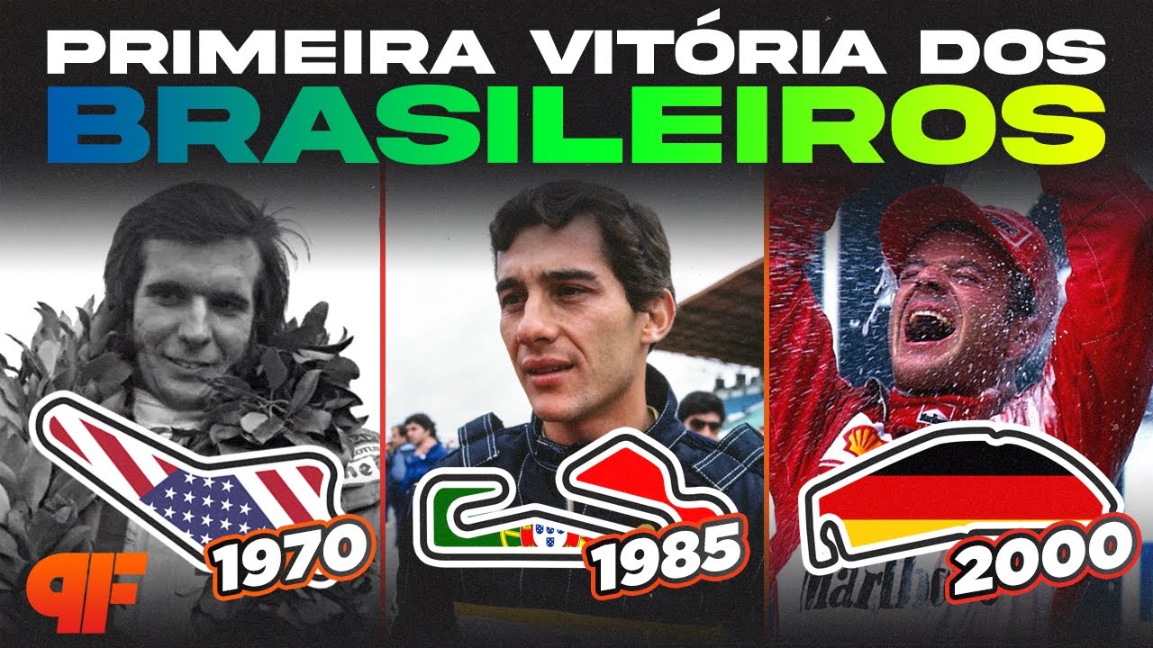 A 1ª VITÓRIA DE CADA PILOTO BRASILEIRO NA F1 - Primeira Fila F1
