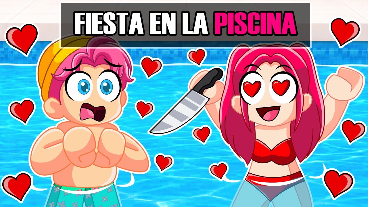 Atrapado con la FAN LOCA en una FIESTA de la PISCINA en ROBLOX...