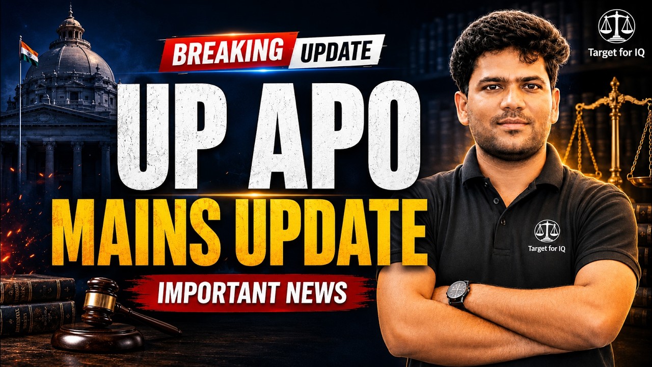 UP APO Mains Update | By Target for IQ