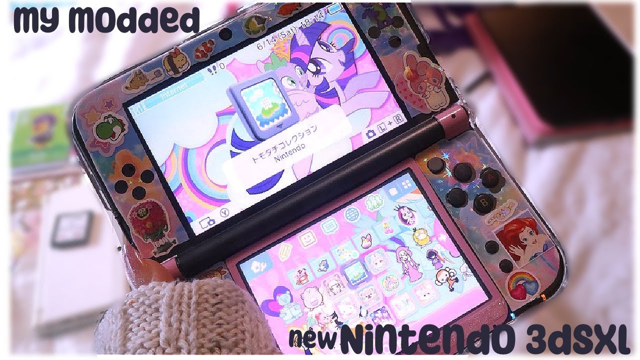Что находится на моей модифицированной Nintendo 3DS XL?