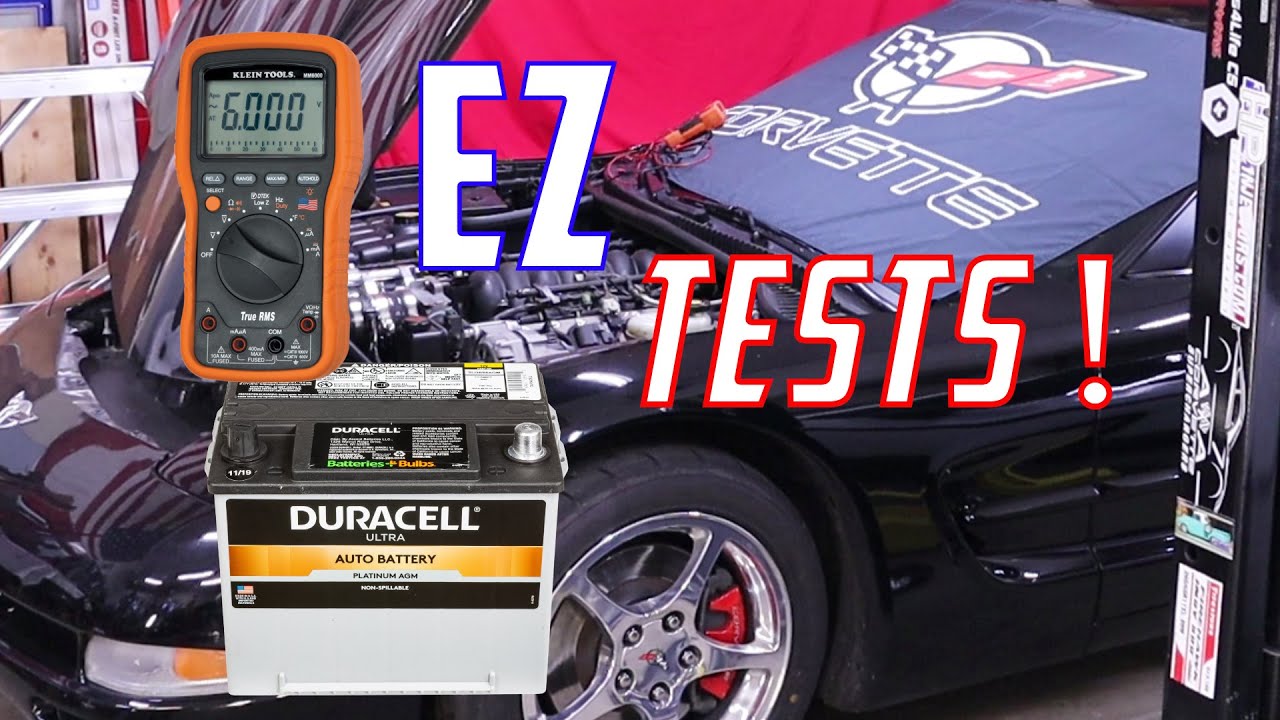 Dead C5 Corvette Battery? (Don't Panic - Easy Tests ANYONE Can Do!)