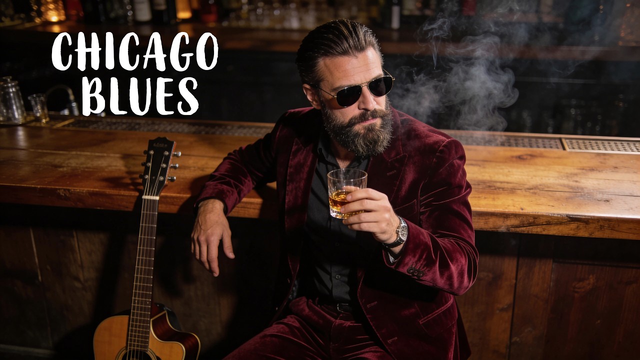 Late Night Blues in a Smoky Bar 🎸 Whiskey Jazz Vibes for Relaxing & Deep Focus