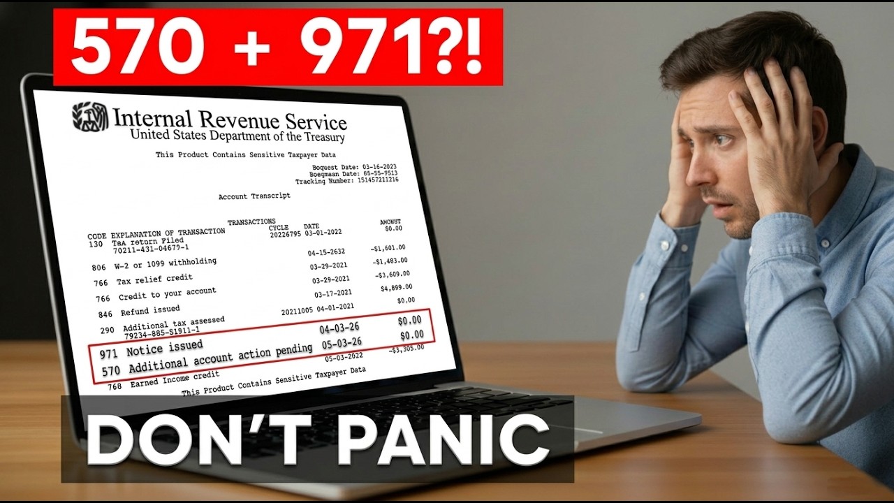Code 570 Then 971 on Your IRS Transcript? Here&rsquo;s What Usually Changes Next