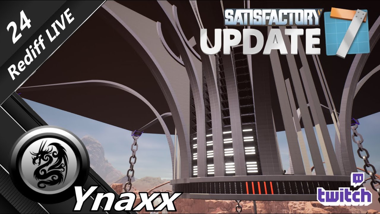 Satisfactory Update 7 FR #24 Mécanisme de l'animation de lumière central Rediff du 04/02/23