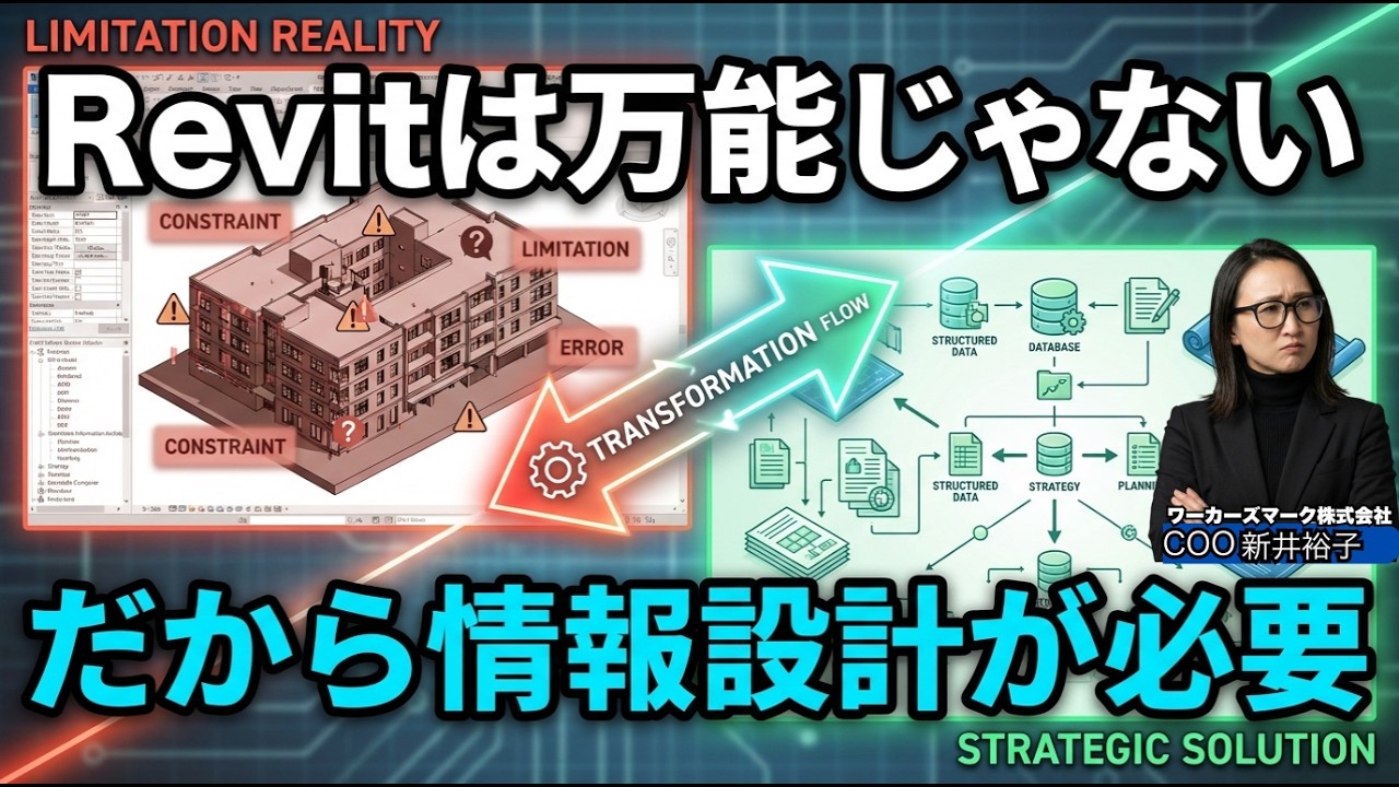 Revit　できることできないこと　BIMオペチャンネル