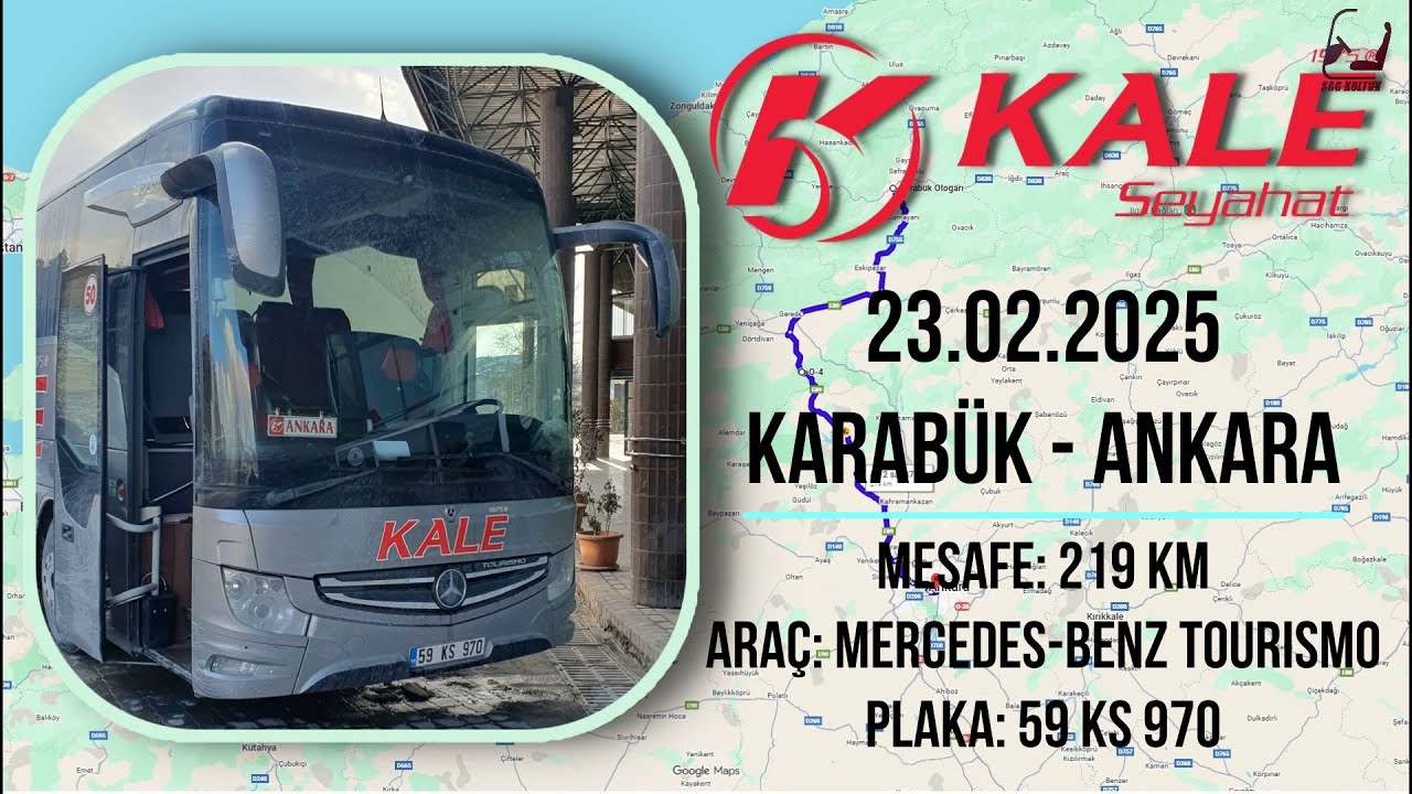 Kale Seyahat 59KS970 || Türkiye Yolları || Karabük - Ankara || 23.02.2025