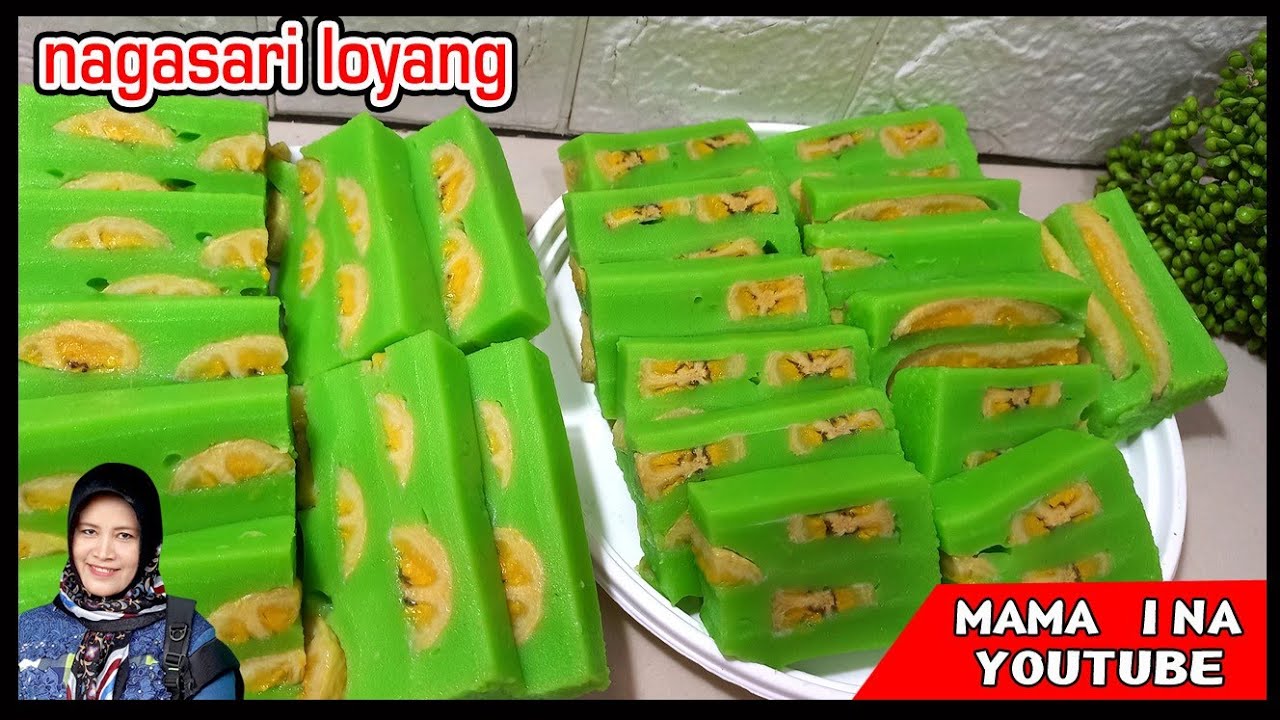 Tidak perlu lagi cari resep nya, ini dia nagasari loyang pandan lembut enak bikin ketagihan
