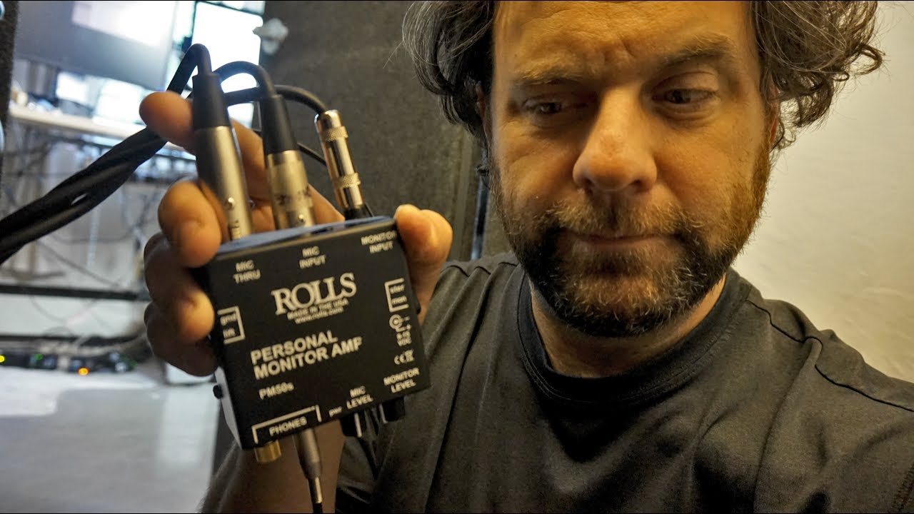 How I Monitor in my booth with the Rolls PM50s