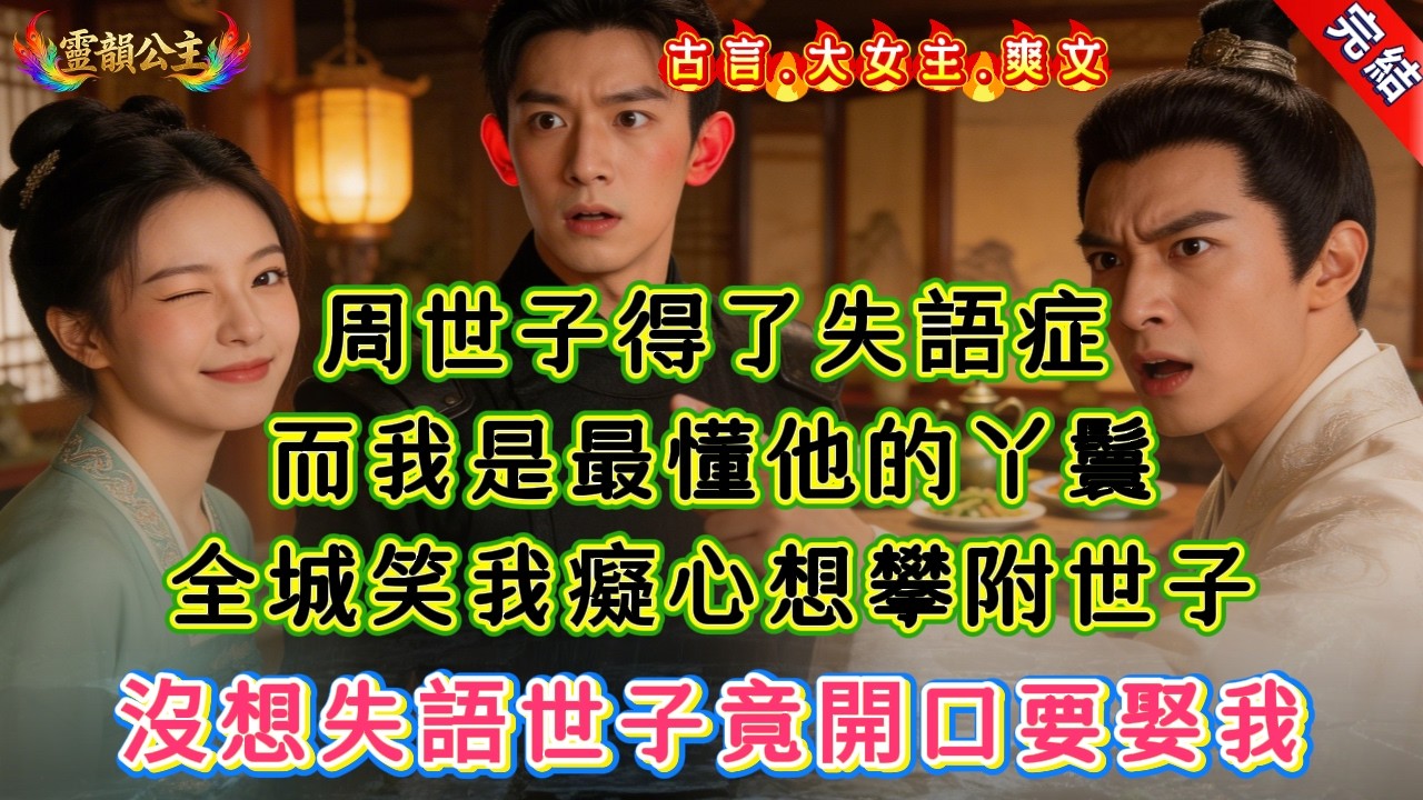 【古言.短篇】《小喬》周世子得了失語症，而我是最懂他的丫鬟，全城笑我癡心想攀附世子，沒想失語世子竟開口要娶我 #爽文