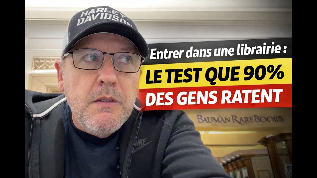 Entrer dans une librairie: Le TEST que 90% des gens ratent!