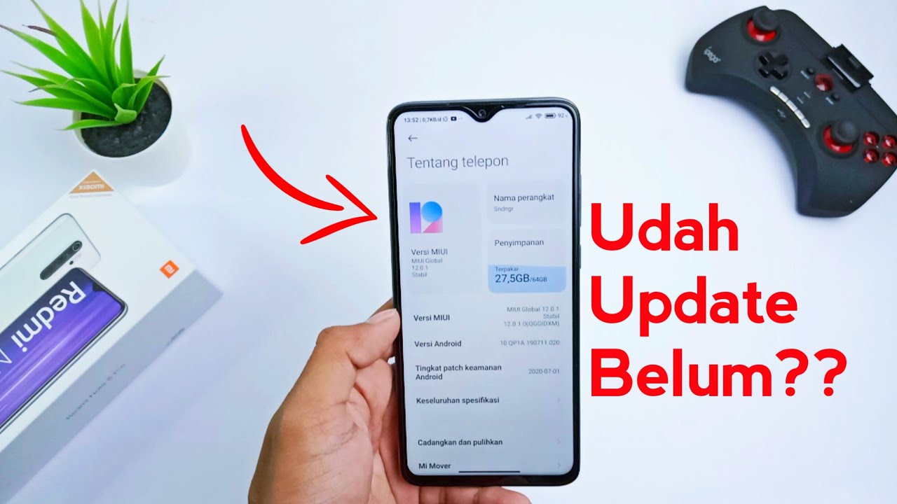 MIUI 12 Redmi Note 8 Pro Indonesia - Update Resmi Agustus 2020 !!
