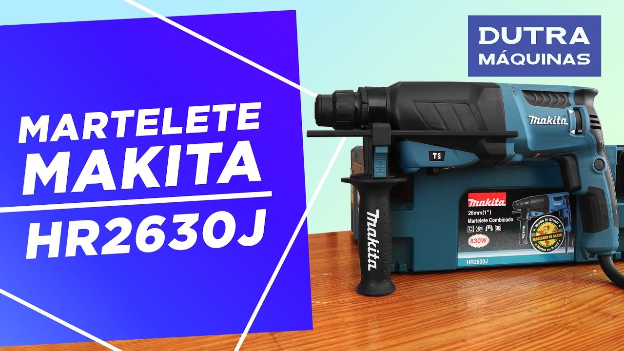 MARTELETE PERFURADOR E ROMPEDOR MAKITA HR2630J