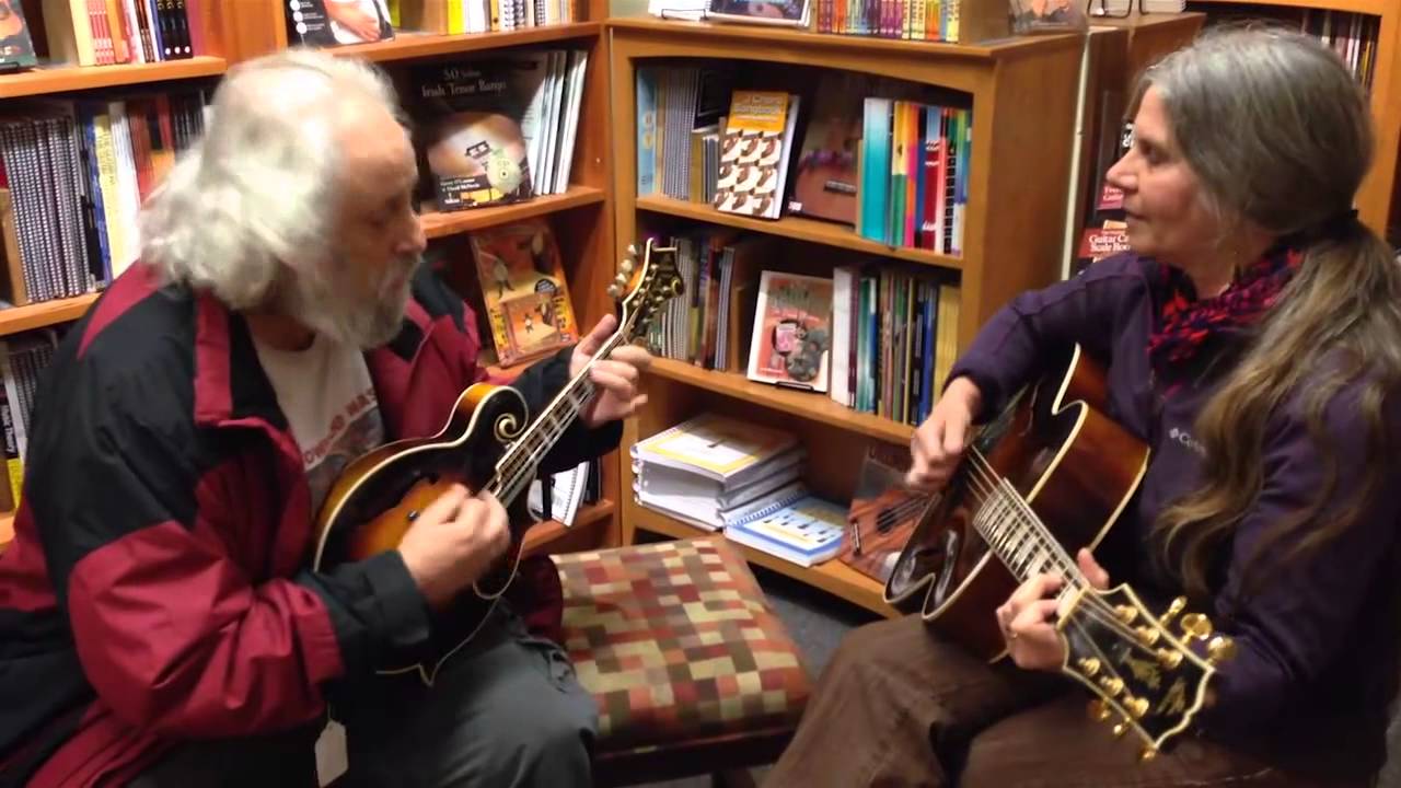 David and Tracy Grisman playing at Dusty Strings