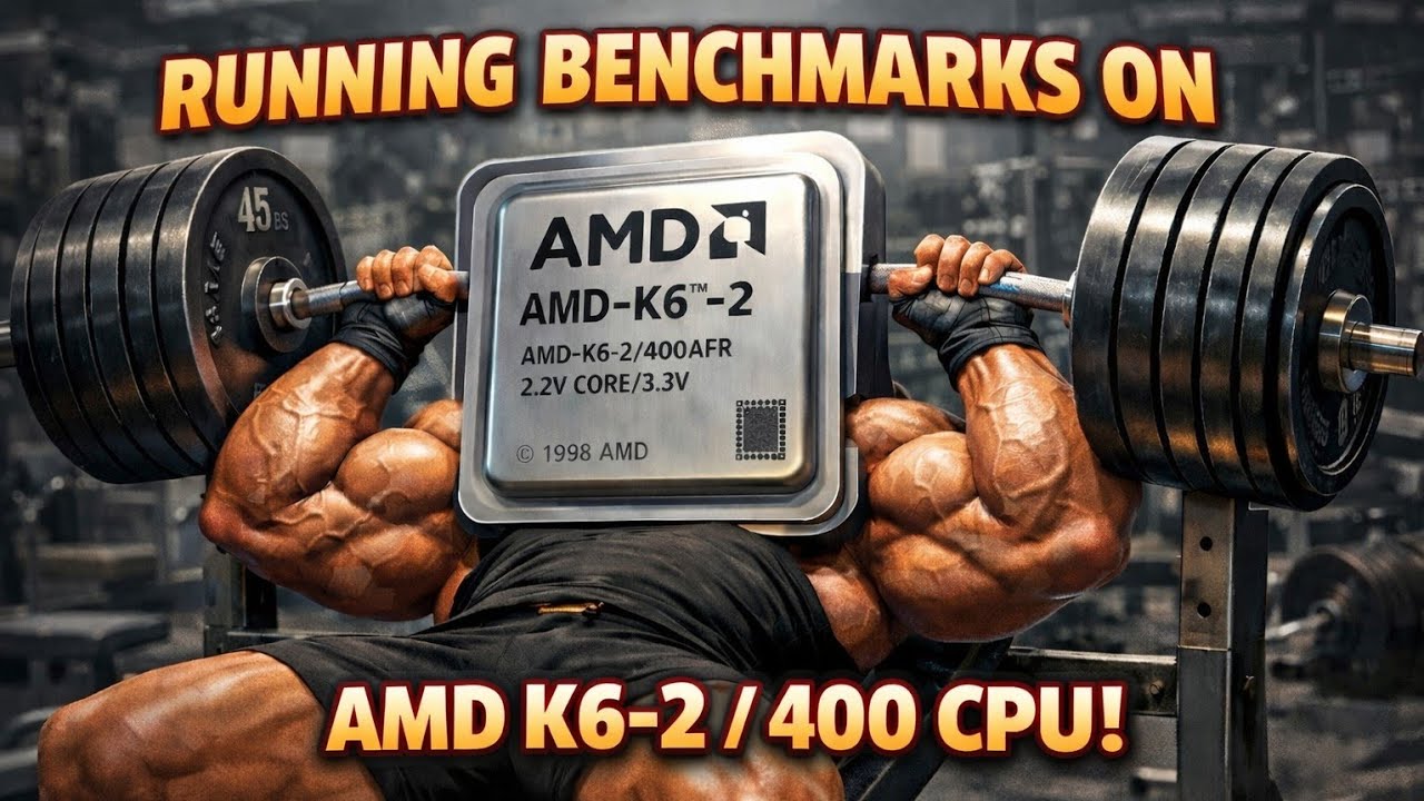 Running benchmarks on AMD K6-2/400 CPU 