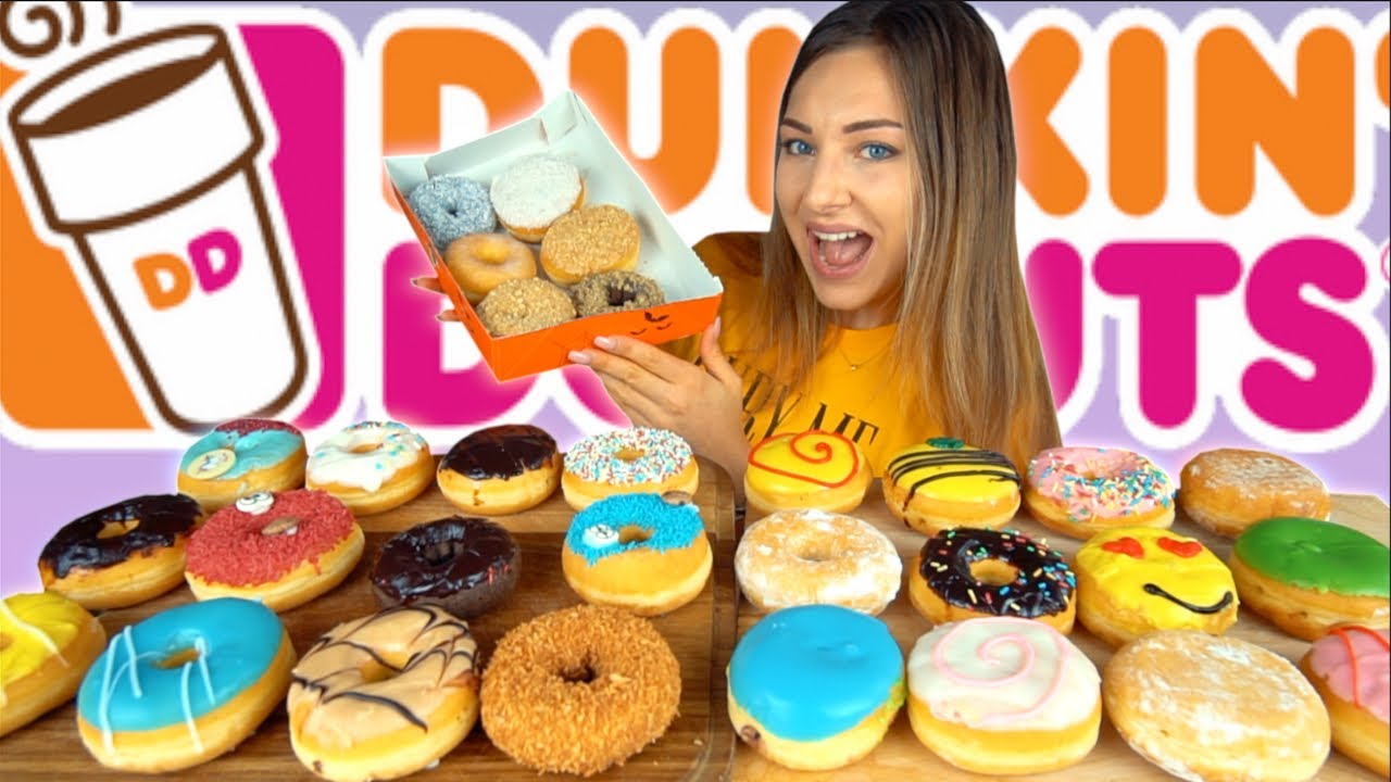 EATING EVERY SINGLE DUNKIN DONUTS DONUT